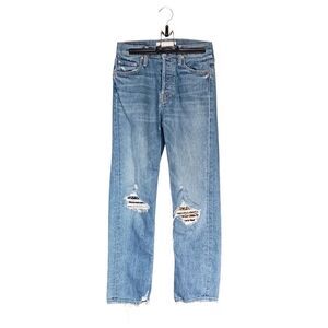 Mother Superior The Tomcat Pray for Hidden Gems Jeans Blue Womens 25
